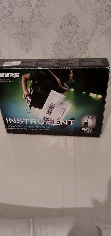 shure mikrofon sm58: Orijinal Shure Pgx distansionniy mikrofon bütün musiqi-aletleri üçün — 1