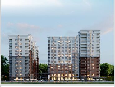 Продажа квартир: 1 комната, 44 м², Элитка, 6 этаж, ПСО (под самоотделку)