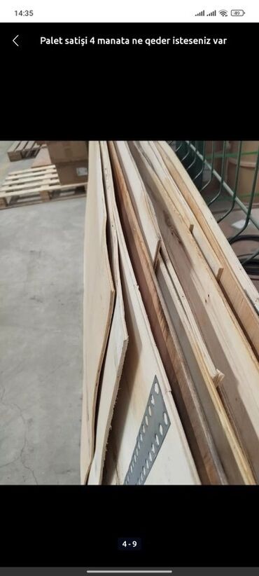 Palletlər, paddonlar: Məhsul: Kontrplakdan hazırlanmış ağır yüklər üçün sənaye palet — 14