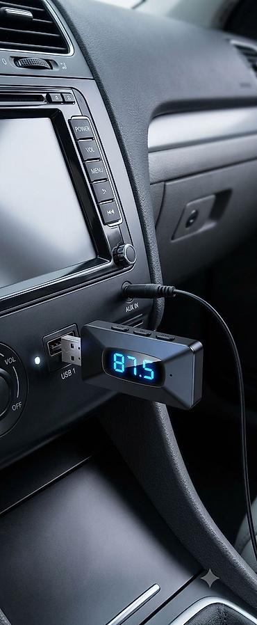 аукс с блютузом: Bluetooth FM‑трансмиттер для автомобиля с подключением по USB - — 1