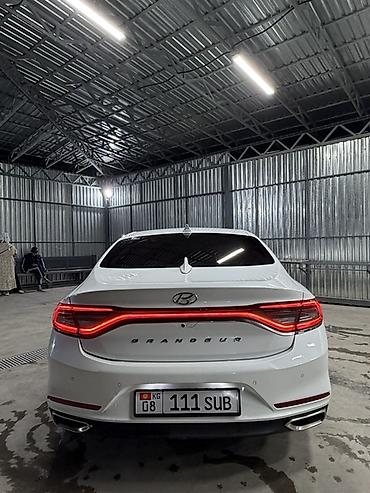 жугули машына: Hyundai Grandeur: 2019 г., 3 л, Автомат, Газ, Седан — 4