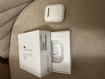İşlənmiş Simsiz (Bluetooth) Qulaqcıqlar, Apple, rəng - Ağ