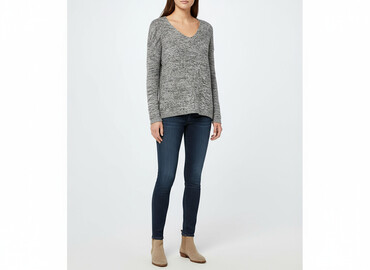 hm sweter szary: H&M, Sweter damski, rozmiar S