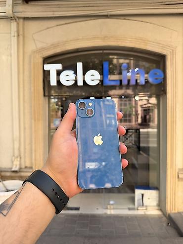 IPhone 13, 128 GB, Göy, Zəmanət, Kredit, Simsiz şarj