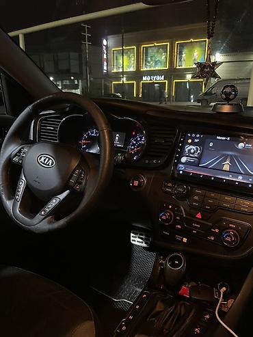 sonata fara: Kia Optima sedan kuzalı avtomobildir. Şəkillərdə avtomobil gümüşü — 9