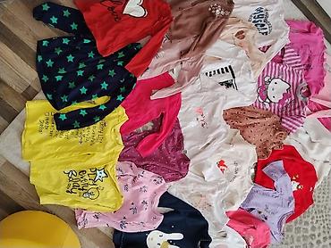 Paket dečije garderobe za devojčice – majice, bluze, haljinice i