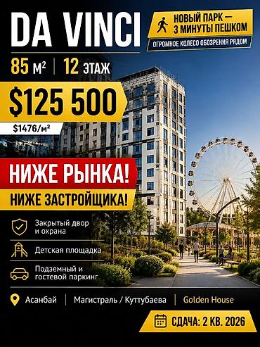 ренессанс жк: Строится, Элитка, 2 комнаты, 85 м² — 1