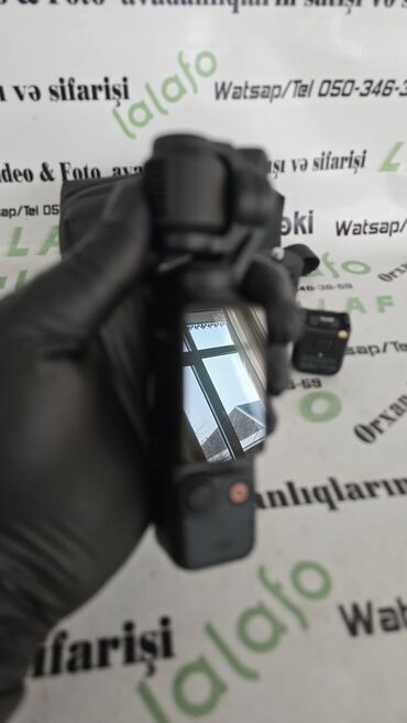 Videokameralar: DJI Osmo Pocket 3 Creator Combo portativ kamera və stabilizator seti — 15