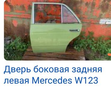 mercedes benz e class w210: Эшиктер комплектиси Mercedes-Benz 1984 г., Колдонулган, түсү - Жашыл,Оригинал