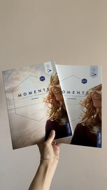 3 айлык курстар: Комплект учебников немецкого языка «Momente» от издательства Hueber