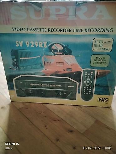 s video kabel: SUPRA SV 929RX – VHS Video Kasseta Yazıcı/Oxuducu Xüsusiyyətlər: - — 2