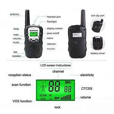 Video interfoni: Baofeng BF-T3 set ručnih PMR/FRS vokitoki stanica (2 komada) - — 5