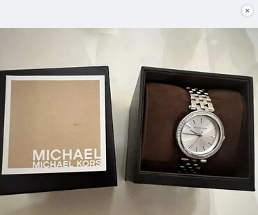 sovet saat: Новый, Наручные часы, Michael Kors, цвет - Серебристый
