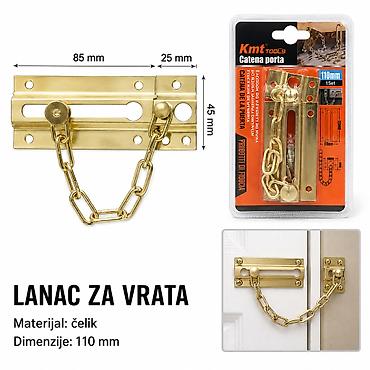 KMT Mali lanac zlatna 9368903 Opis: - Lanac za vrata u zlatnoj boji