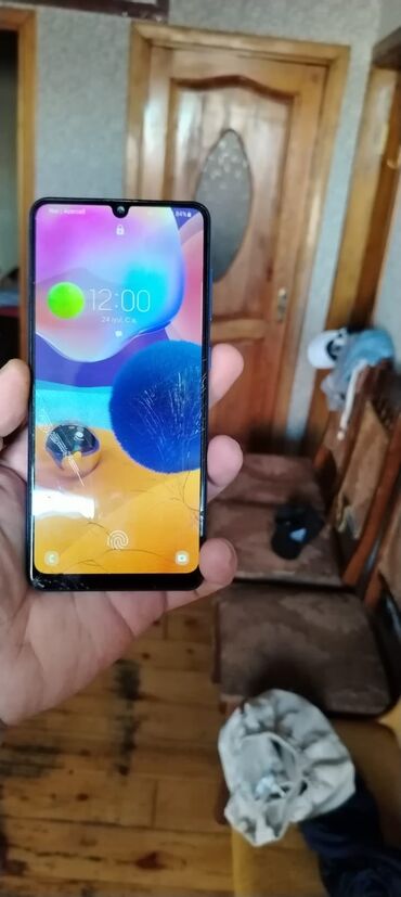 samsun s24: Samsung Galaxy A31, 64 ГБ, цвет - Синий, Отпечаток пальца, Face ID