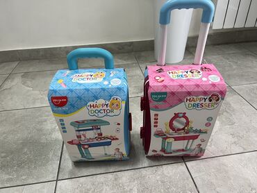 Игрушки: Игровой набор в чемоданчике на колесиках “маленький визажист”, с — 2