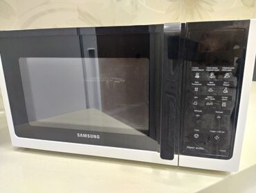 микровалновка: Mikrodalğalı soba Samsung, Ayrıca dayanan, Mikrodalğalar ilə, rəng - Ağ, Yeni