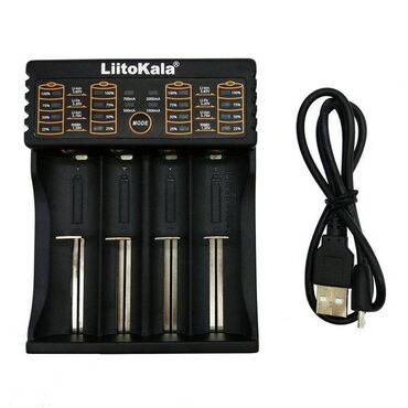 светодиодный фонарь трансформер: Зарядное устройство + Power Bank на 4 элемента Liitokala Lii-402