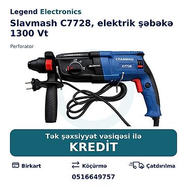cekic 2018 cekic 2018: Elan başlığı: Perforator Slavmash C7728, elektrik şəbəkə 1300 Vt — 1