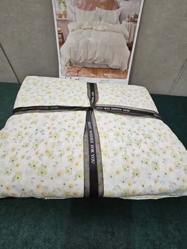 Комплекты постельного белья: Муслиновые постельное белье с нежными цветочными принтами - Материал — 5