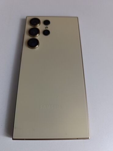 Samsung: Samsung Galaxy S24 Ultra, Б/у, 1 ТБ, цвет - Золотой, 1 SIM, eSIM — 8