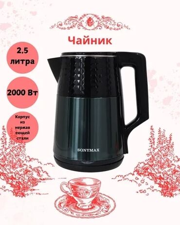 plesdeşin 5: Elektrik çaydan 2.1 - 2.5 l, Yeni, Ünvandan götürmə, Pulsuz çatdırılma, Ödənişli çatdırılma