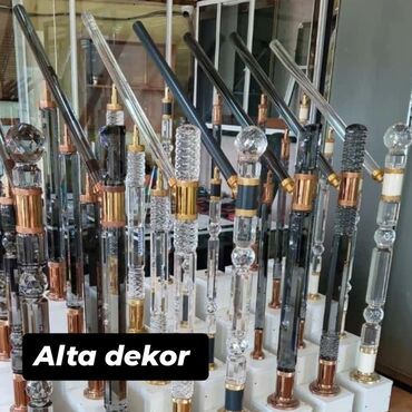 Pilləkən məhəccərləri: Yeni Pilləkən məhəccəri, Paslanmaz polad, Pulsuz çatdırılma — 23