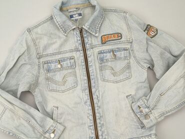 jeansy mom fit stradivarius: Children's jeans jacket, 14 years, 158-164 cm, condition - Good