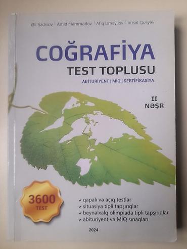 array test bankı pdf: Hər biri yarı qiymətinə Tərkib: - DİM “Coğrafiya” Test Toplusu 2024 — 4
