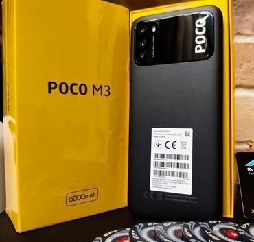 poco telefonları: Poco M3, 64 GB, rəng - Qara