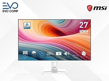 monitir: Monitor "MSİ PRO MP275W" MSI PRO MP275W E2 WHITE Ekran: IPS, 120Hz — 3
