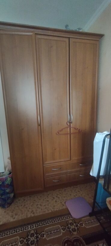 веши для дома: Шкаф для одежды, Б/у, Прямой