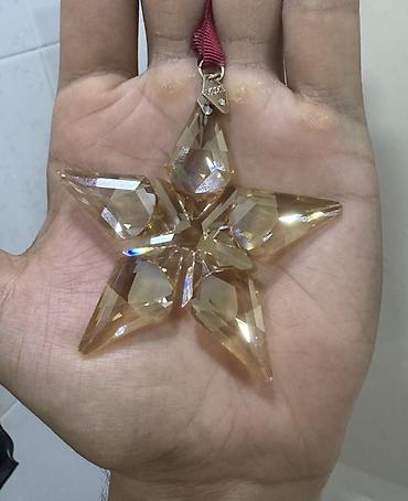 Bayram məhsulları: Svarovski Ulduz. Cox parıldaqdır və əsl svarovski ulduzudur. STAR — 3
