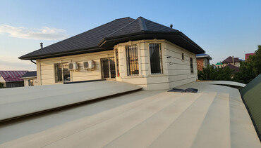 Металлочерепица: Крыша односкат, двухскат, конверт, парапет, хай-тек, металлочерепица — 1