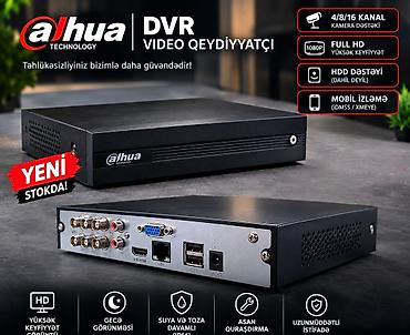 kamera aliram: Dahua videomüşahidə sistemi komplekti Tərkib: - 3 ədəd xarici tip — 2