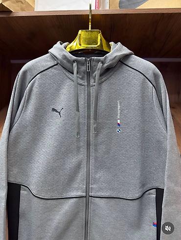 Толстовки: Мужская толстовка, M, Puma, Новый, цвет - Серый, Самовывоз, Платная доставка — 2