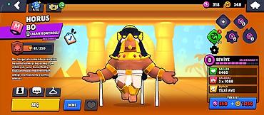 1200: Brawl Stars hesabı – nadir/tematik skinlər və yüksəldilmiş səviyyələr — 1