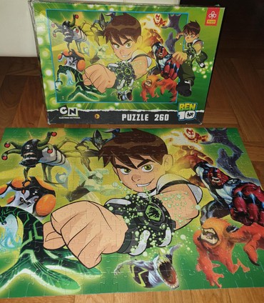 plisani poni igracka: Ben 10 - cartoon network. puzzle - puzle - pazl kako ko voli. 260