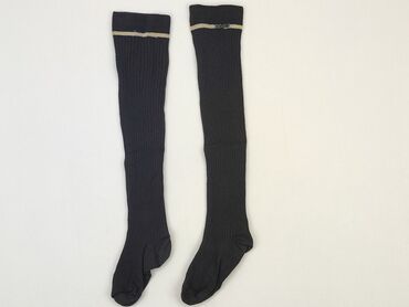 grube stopki skarpety: Knee-socks, 16–18, condition - Very good