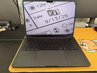 17 pro max: Apple MacBook Pro 14 m5 16/512. коробка есть 35 циклов,есть слева — 1