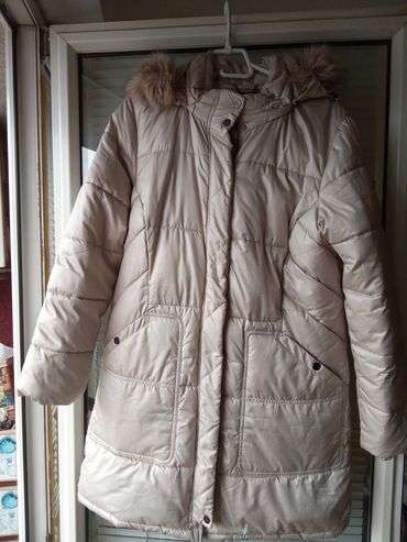 brušena koža jakna: C&A, XL (EU 42), Single-colored, With lining