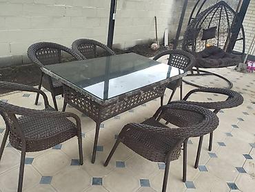 Комплекты садовой мебели: Комплект садовой мебели, Стол, Ротанг — 17