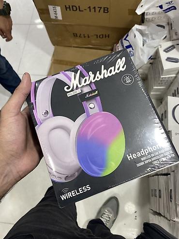 Qulaqcıqlar: Yeni Simsiz (Bluetooth) Qulaqcıqlar, Marshall — 1
