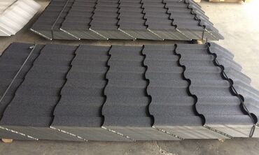 Profnastil: Bu metal kirəmit dam örtüyü üçün nəzərdə tutulmuş, dalğalı profilli — 12