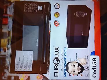 soba eurolux: EUROLUX mikrodalğalı soba - Tutum: 23 litr - Güc: 700 W - Rəng: qara — 1