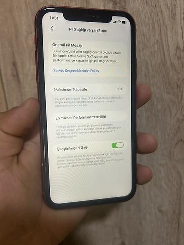 2 ci əl iphone 11: IPhone 11, 64 GB, Qırmızı, Face ID — 4