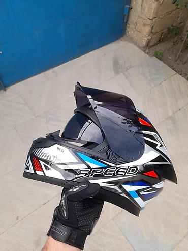 motor kasklar: Təzə keyfiyyətli kaskadı. Razmer L — 2