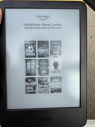 Электронная книга Amazon Kindle (черный) - Экран E‑ink с матовым