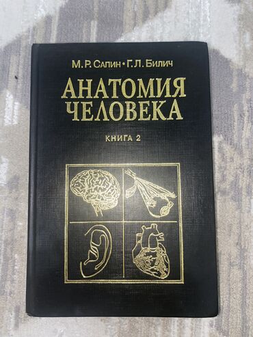 книга анатомия человека: Анатомия человека 
М.Р. Сапин 
Г.Л. Билич
