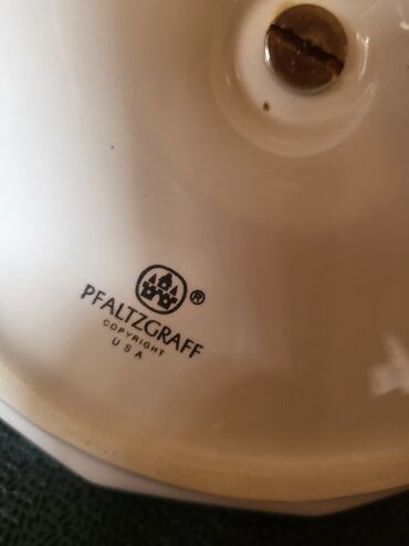 Ostalo posuđe: Bombonijera nova USA Pflaltzgraff 90te.god. Americka bombonijera,sve — 12